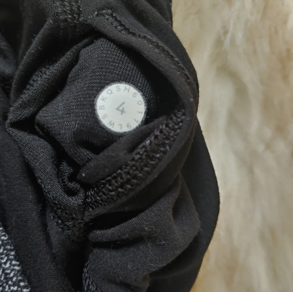Lululemon Still Mind Tight *33" In Interlink Ice Grey Black Size 4 - Picture 7 of 8